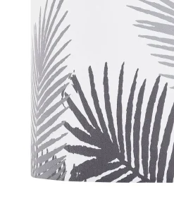 Beliani Riippuvalaisin Kangas Valkoinen/Harmaa Ziller Fashion