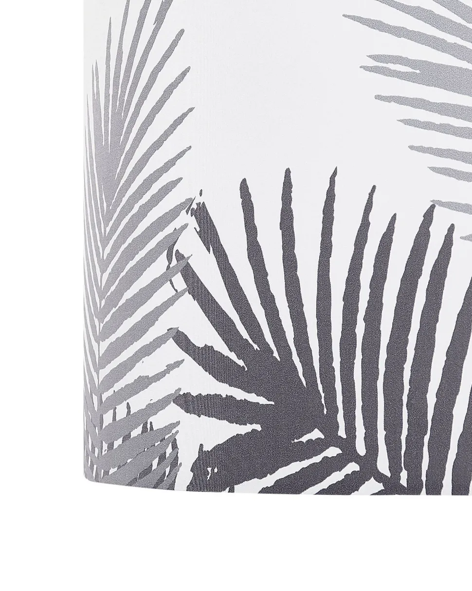 Beliani Riippuvalaisin Kangas Valkoinen/Harmaa Ziller Fashion