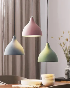 Beliani Riippuvalaisin Kipsi Vaaleanvihrea Lambro Hot