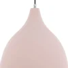 Beliani Riippuvalaisin Kipsi Vaaleanpunainen Lambro New