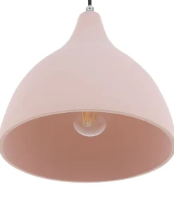 Beliani Riippuvalaisin Kipsi Vaaleanpunainen Lambro New
