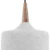 Beliani Riippuvalaisin Kipsi Valkoinen Burano Shop