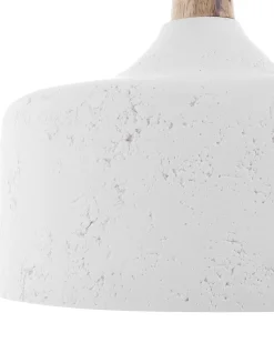 Beliani Riippuvalaisin Kipsi Valkoinen Burano Shop