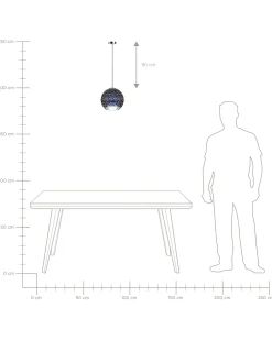 Beliani Riippuvalaisin Lasi Hopea Sessera Hot