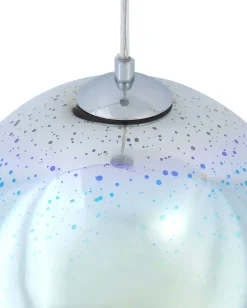 Beliani Riippuvalaisin Lasi Hopea Sessera Hot