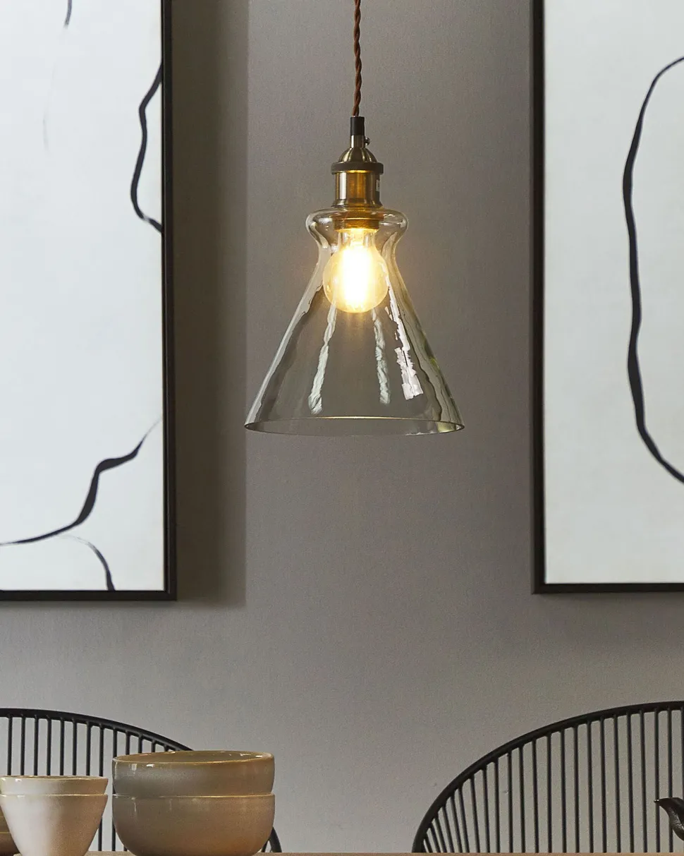 Beliani Riippuvalaisin Lasi Kirkas Bergantes Clearance