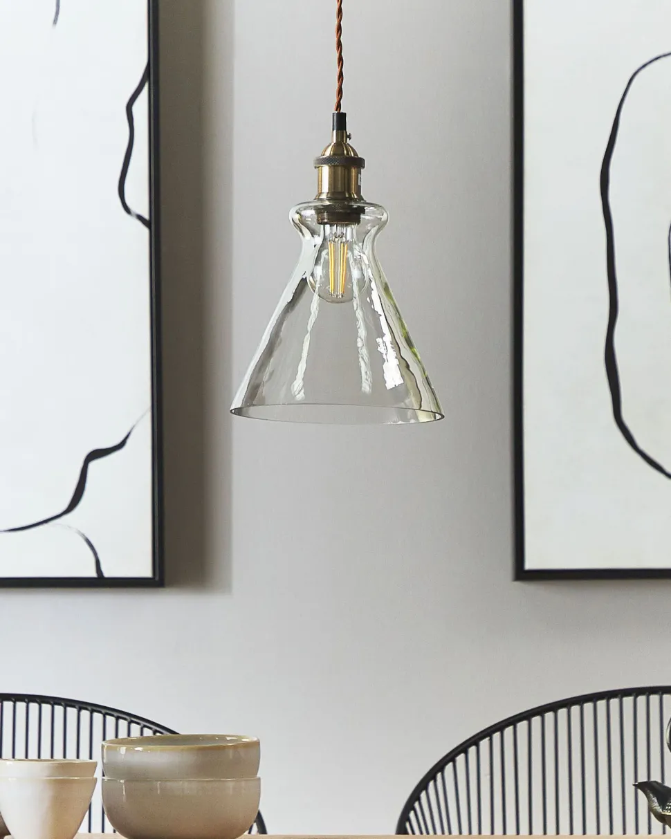 Beliani Riippuvalaisin Lasi Kirkas Bergantes Clearance