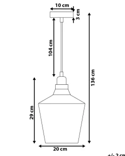 Beliani Riippuvalaisin Lasi Kulta/Kirkas Santon Sale