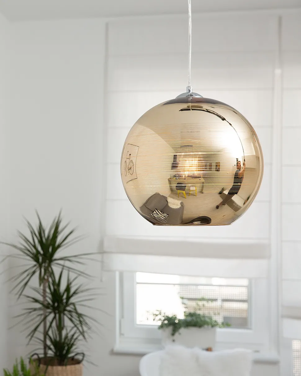 Beliani Riippuvalaisin Lasi Kulta Asaro Flash Sale