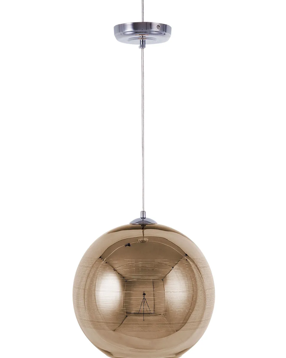 Beliani Riippuvalaisin Lasi Kulta Asaro Flash Sale