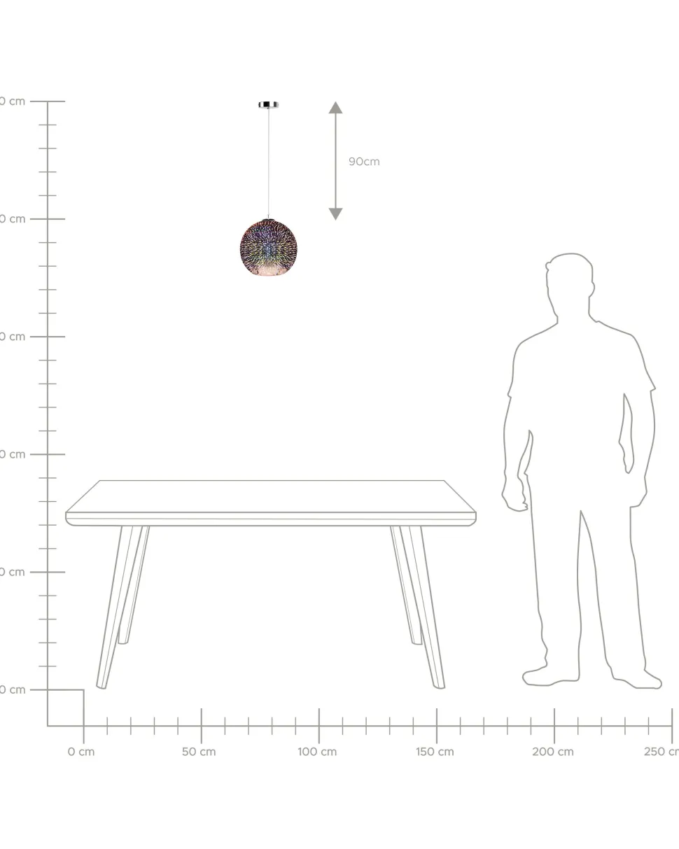 Beliani Riippuvalaisin Lasi Kupari Sessera New