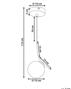 Beliani Riippuvalaisin Lasi Musta Wapiti Online