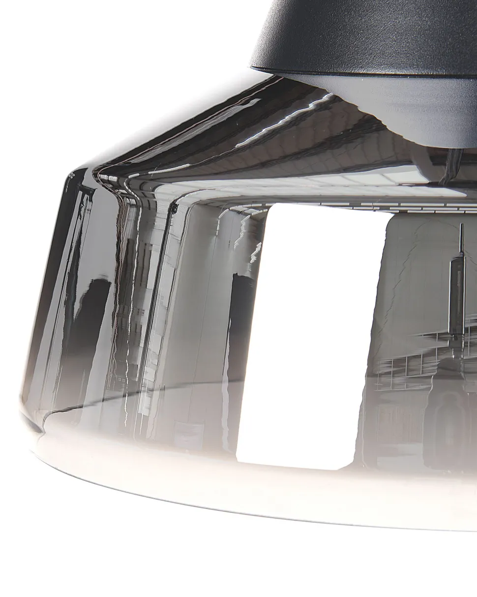 Beliani Riippuvalaisin Lasi Musta/Hopea Talparo Shop