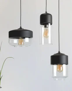 Beliani Riippuvalaisin Lasi Musta Murray Online