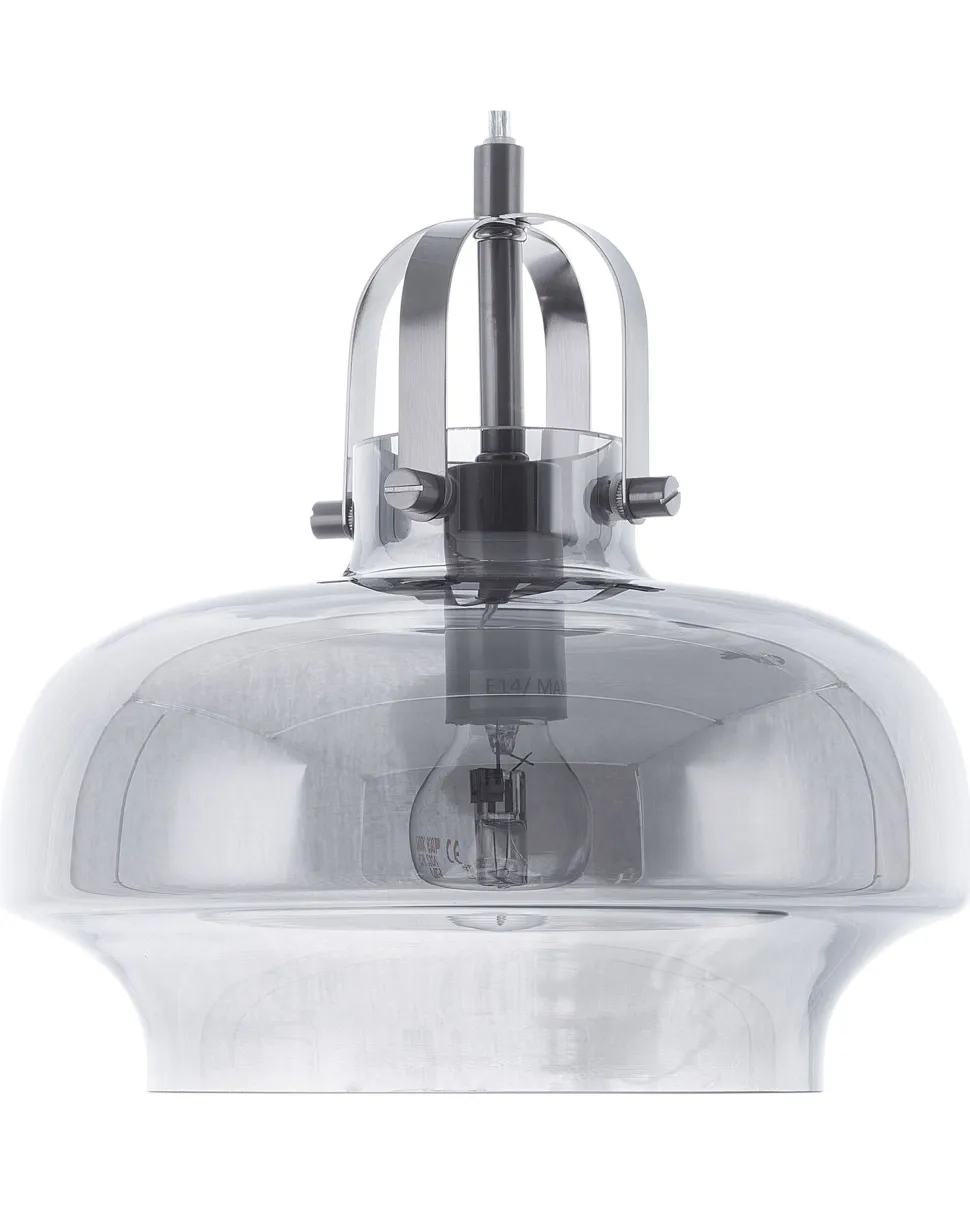 Beliani Riippuvalaisin Lasi Vaaleanharmaa Wiltz Online