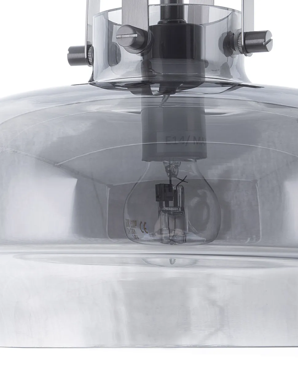 Beliani Riippuvalaisin Lasi Vaaleanharmaa Wiltz Online