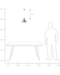 Beliani Riippuvalaisin Lasi Vaaleanharmaa Wiltz Online