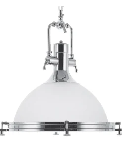 Beliani Riippuvalaisin Lasi Valkoinen Ebron Discount