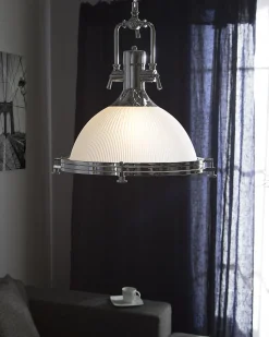 Beliani Riippuvalaisin Lasi Valkoinen Ebron Discount