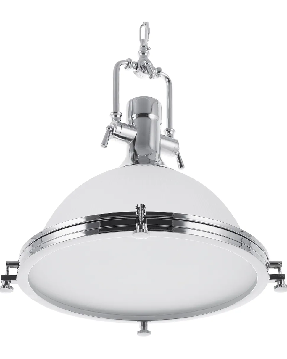 Beliani Riippuvalaisin Lasi Valkoinen Ebron Discount