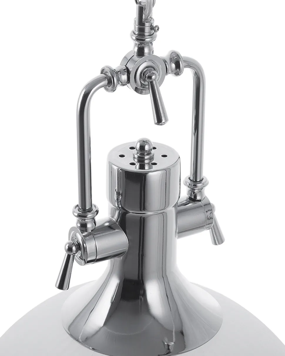 Beliani Riippuvalaisin Lasi Valkoinen Ebron Discount