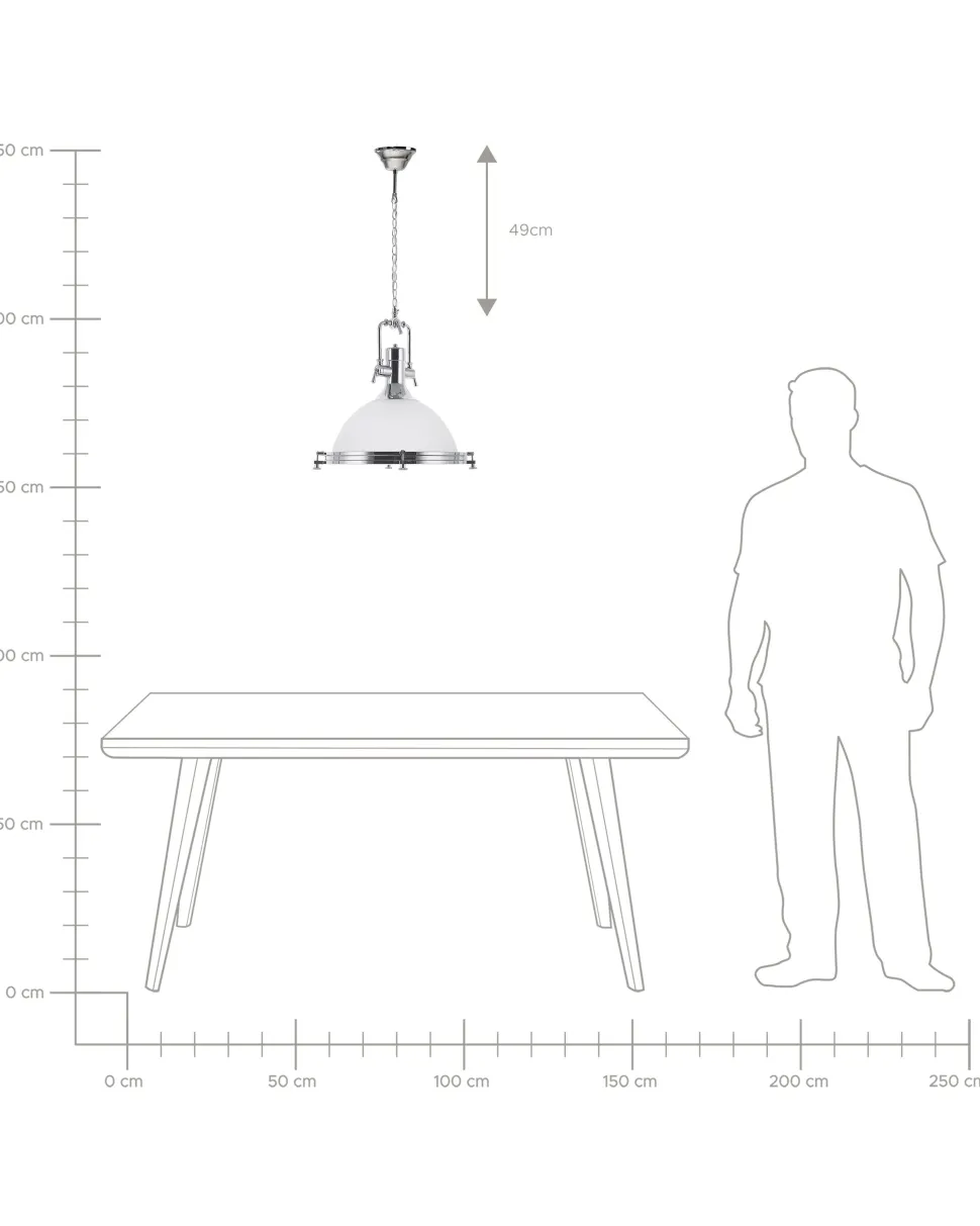 Beliani Riippuvalaisin Lasi Valkoinen Ebron Discount