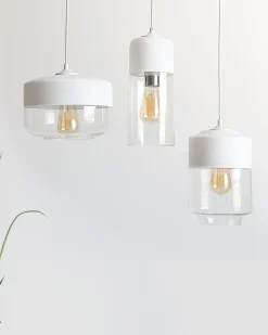 Beliani Riippuvalaisin Lasi Valkoinen Jurua Cheap