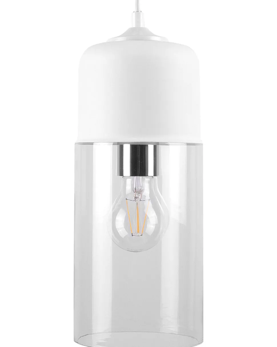Beliani Riippuvalaisin Lasi Valkoinen Purus Best