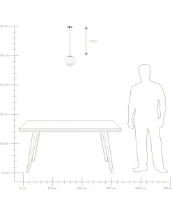 Beliani Riippuvalaisin Lasi Valkoinen Liffel Discount