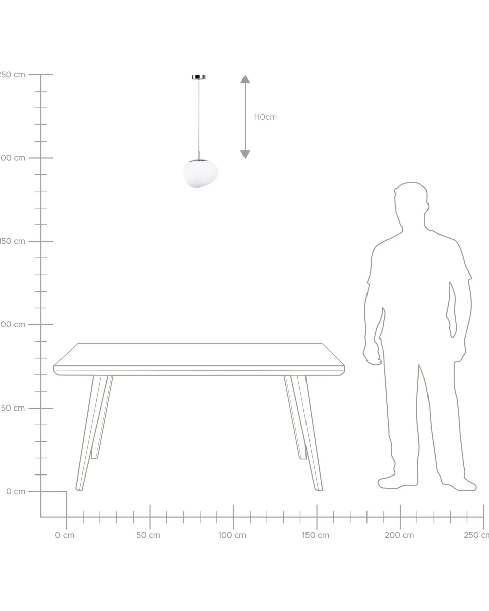 Beliani Riippuvalaisin Lasi Valkoinen Liffel Discount