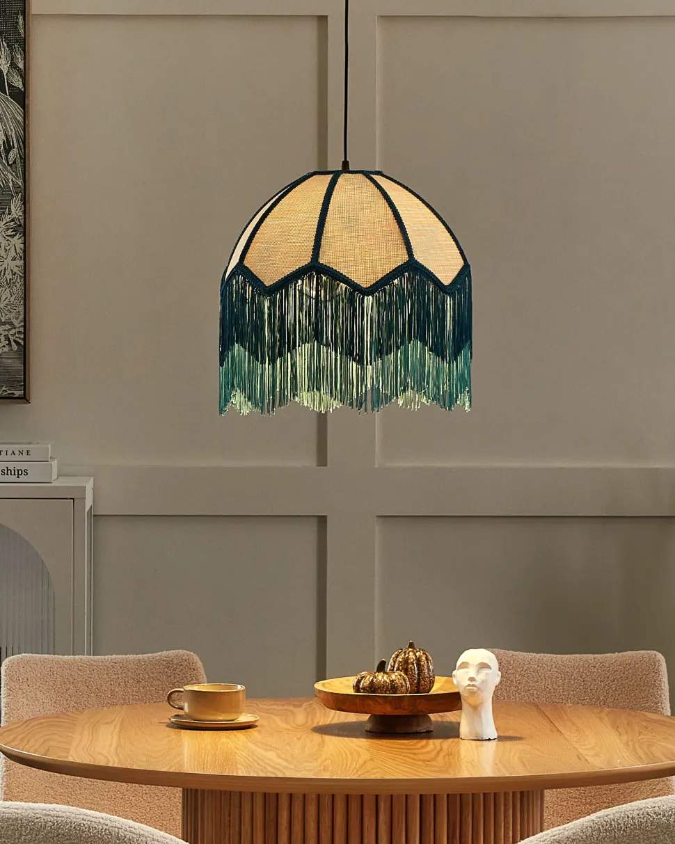 Beliani Riippuvalaisin Luonnonvari/Sininen Milagro Store