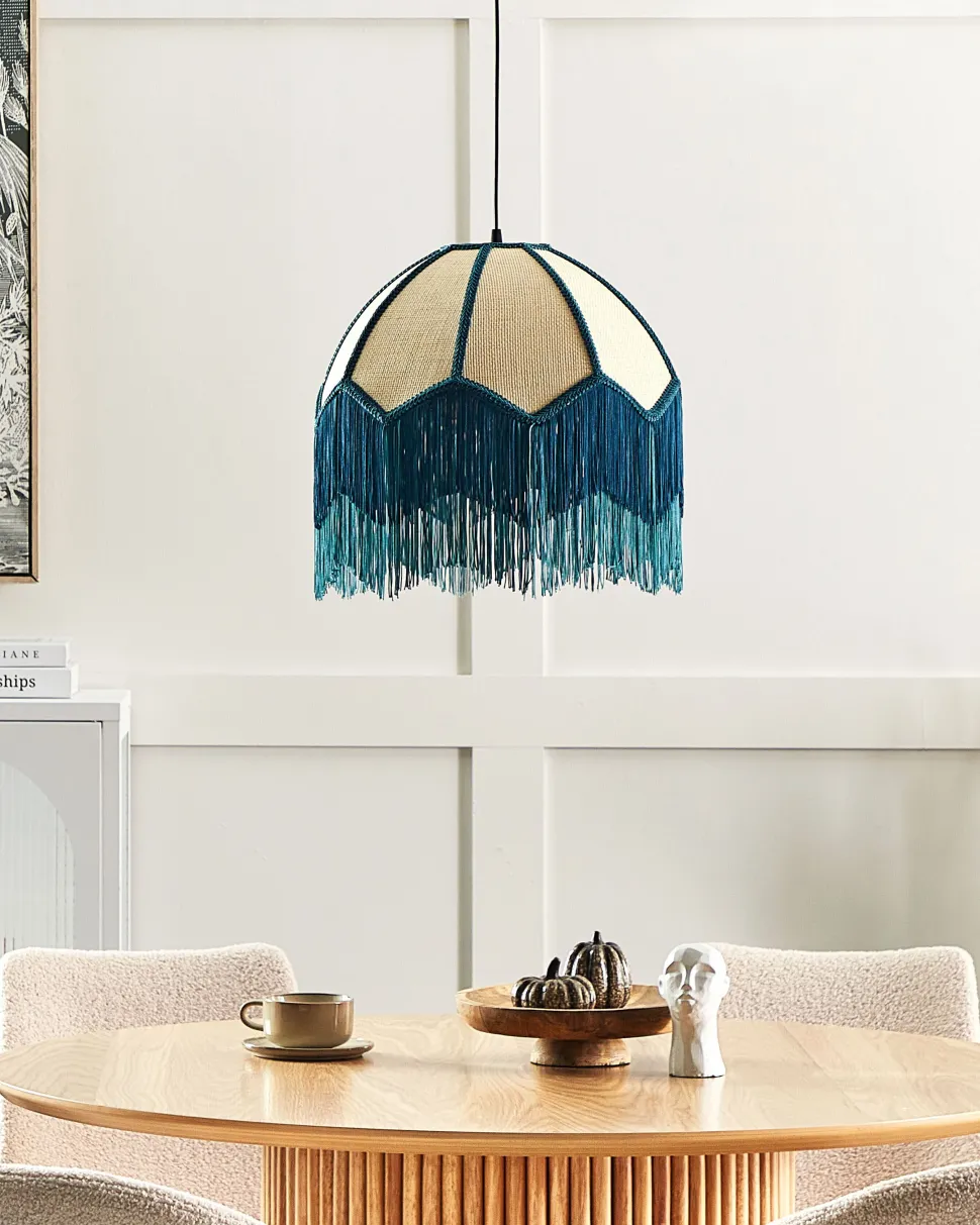 Beliani Riippuvalaisin Luonnonvari/Sininen Milagro Store