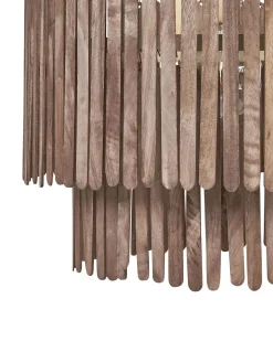 Beliani Riippuvalaisin Mangopuu Tumma Puu Kaveri Fashion