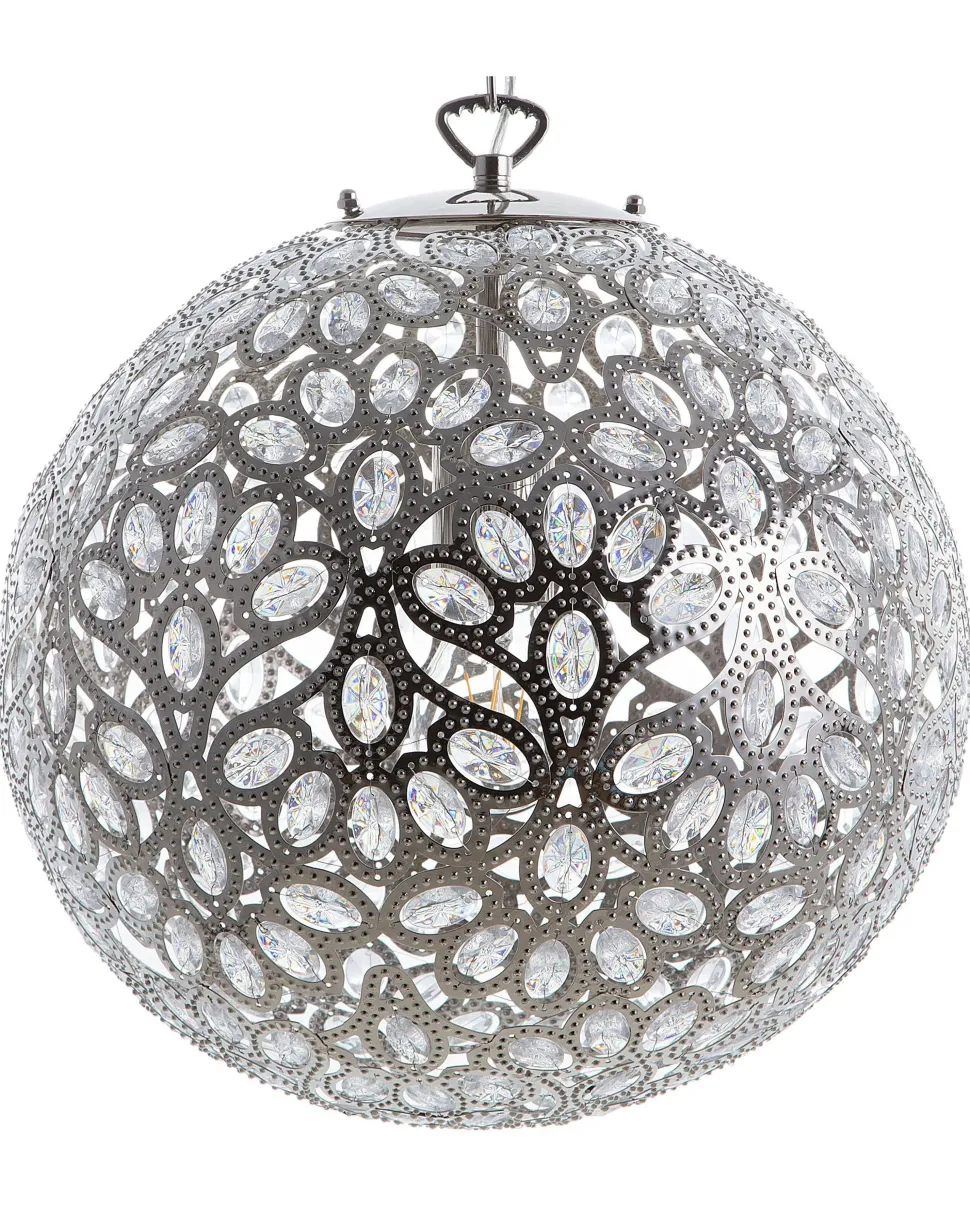 Beliani Riippuvalaisin Metalli Hopea Volta Flash Sale