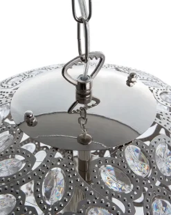 Beliani Riippuvalaisin Metalli Hopea Volta Flash Sale