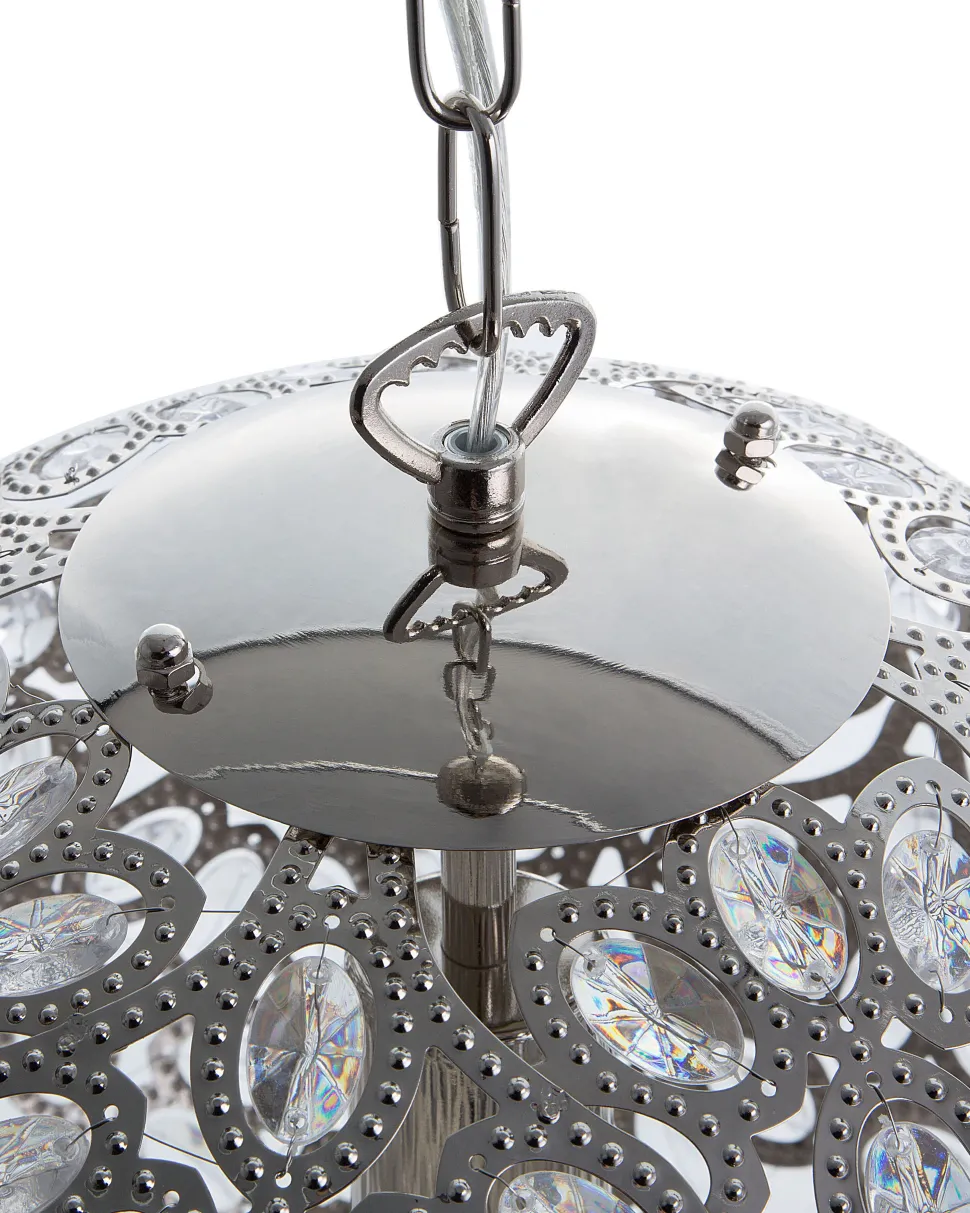 Beliani Riippuvalaisin Metalli Hopea Volta Flash Sale