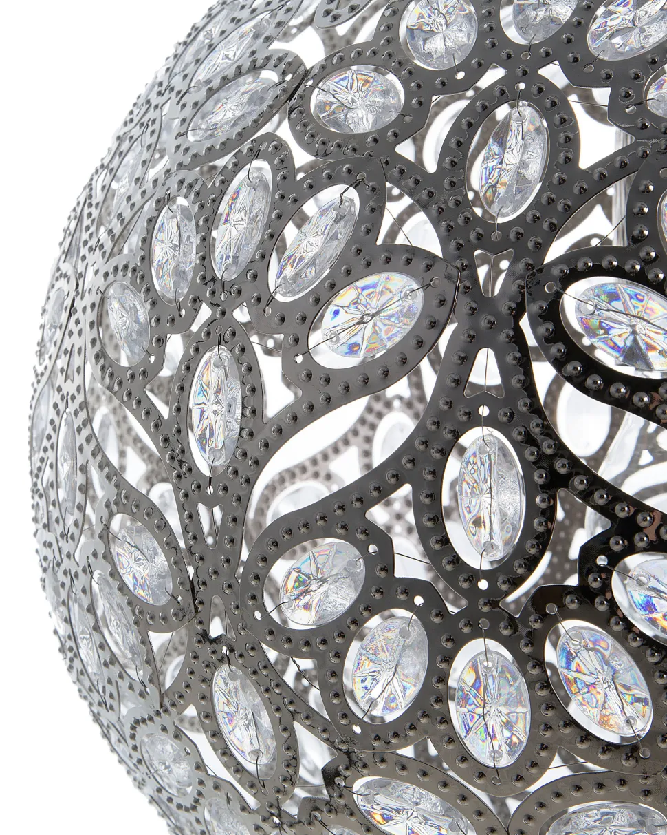 Beliani Riippuvalaisin Metalli Hopea Volta Flash Sale