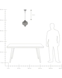 Beliani Riippuvalaisin Metalli Hopea Tyne Hot