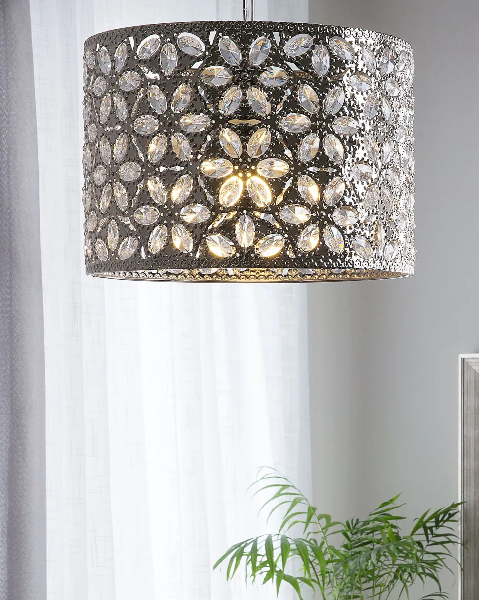 Beliani Riippuvalaisin Metalli Hopea Sajo Clearance