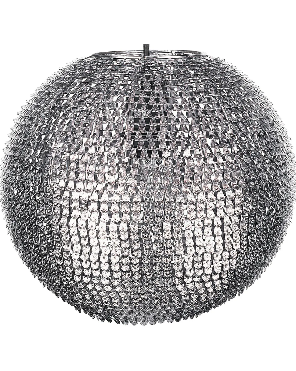 Beliani Riippuvalaisin Metalli Hopea Seine Best