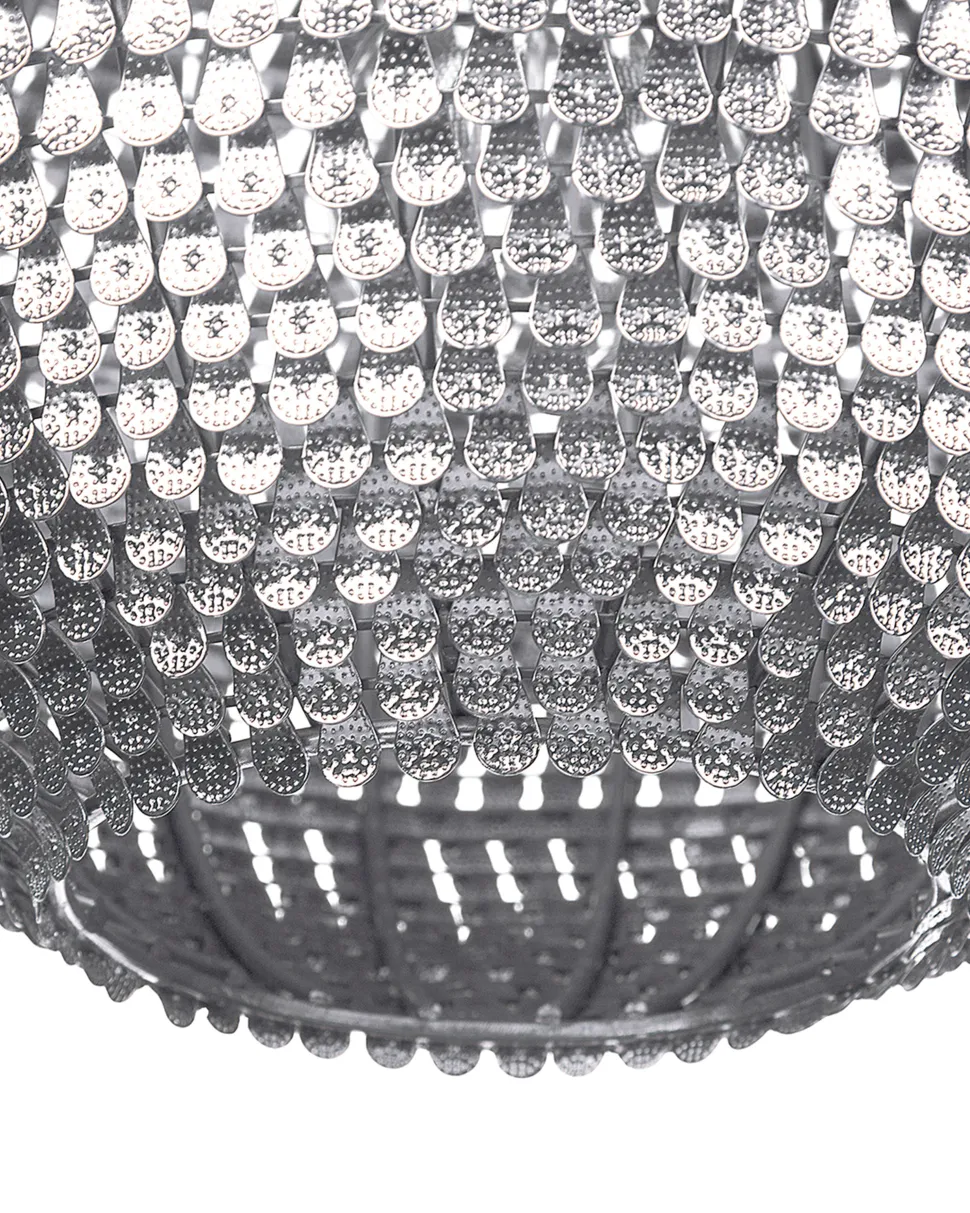 Beliani Riippuvalaisin Metalli Hopea Seine Best