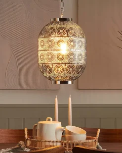 Beliani Riippuvalaisin Metalli Hopea Maringa Clearance