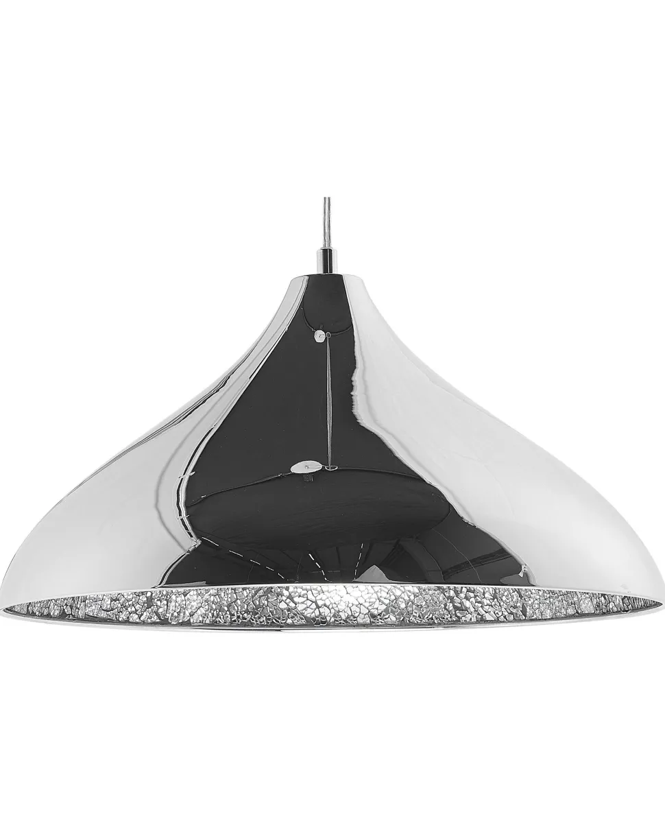 Beliani Riippuvalaisin Metalli Hopea Iskar Best Sale