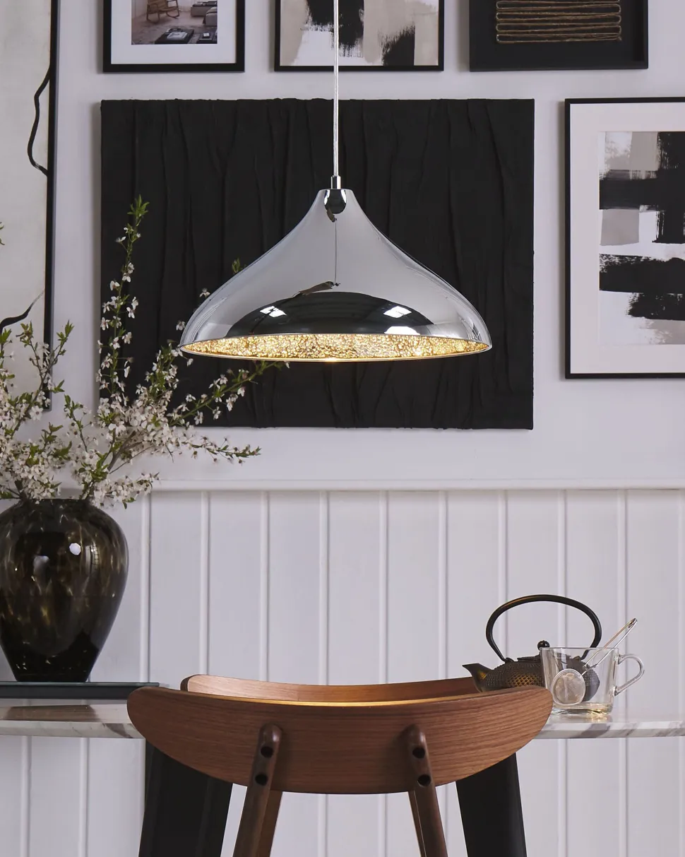 Beliani Riippuvalaisin Metalli Hopea Iskar Best Sale