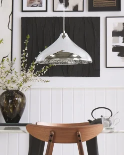 Beliani Riippuvalaisin Metalli Hopea Iskar Best Sale