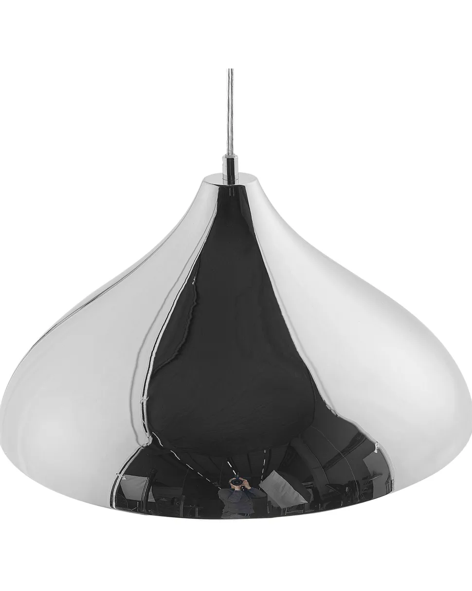 Beliani Riippuvalaisin Metalli Hopea Iskar Best Sale