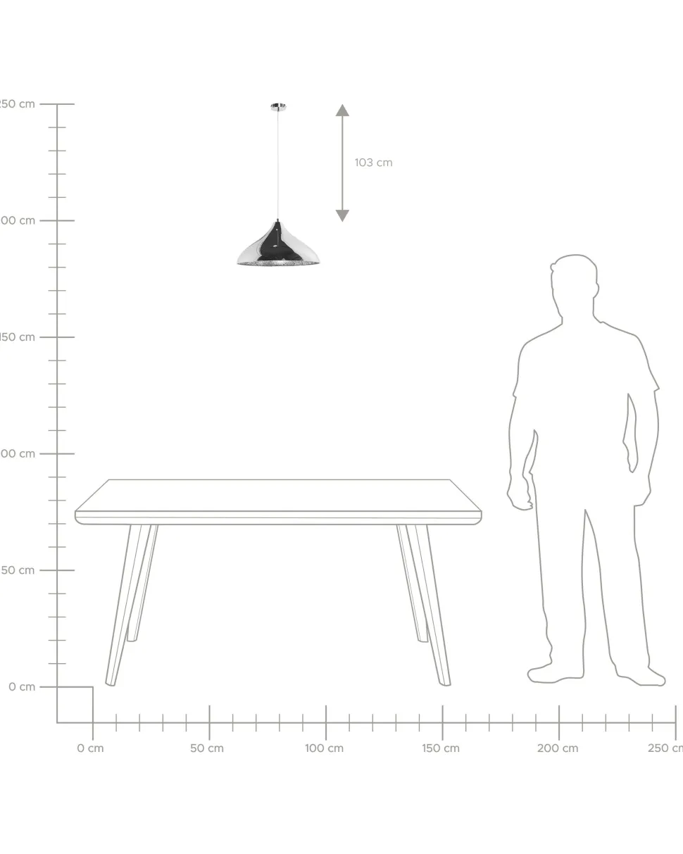 Beliani Riippuvalaisin Metalli Hopea Iskar Best Sale