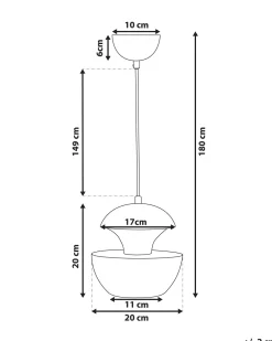Beliani Riippuvalaisin Metalli Hopea Bojana Sale