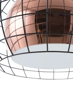 Beliani Riippuvalaisin Metalli Kupari/Musta Liri Online