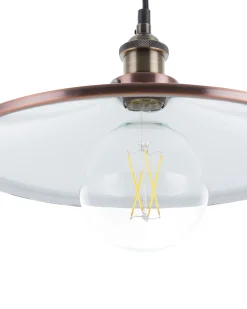 Beliani Riippuvalaisin Metalli Kupari Pelly Fashion